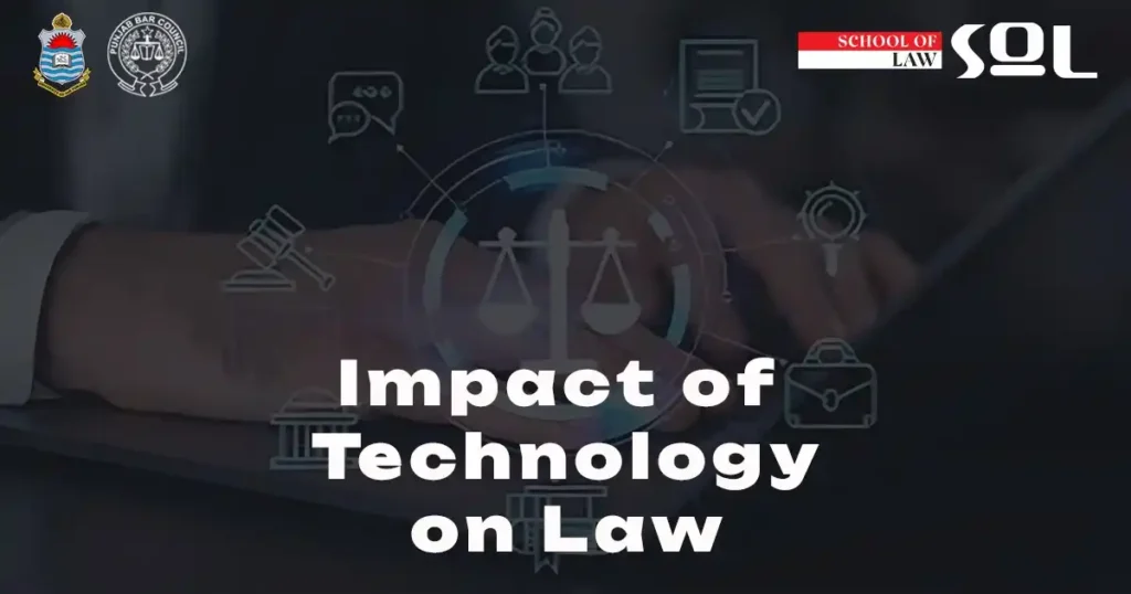 Lawyers using digital tools and software to study the Impact Of Technology On Law.