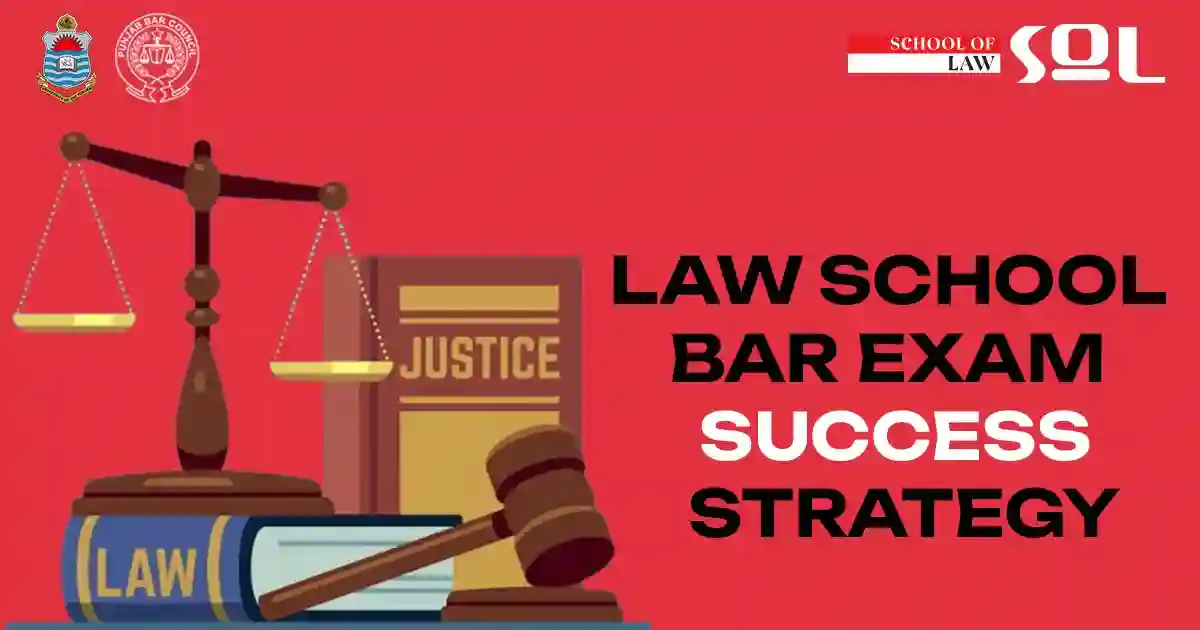 Law students studying legal material and practicing essays to build a strong Law School Bar Exam Success Strategy.