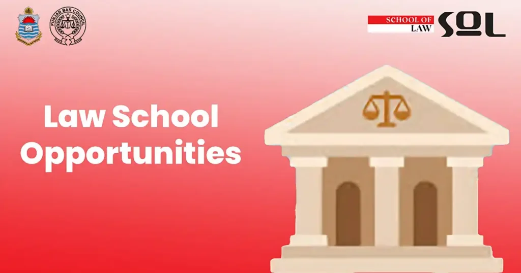 Students exploring career paths and programs to discover Law School Opportunities.