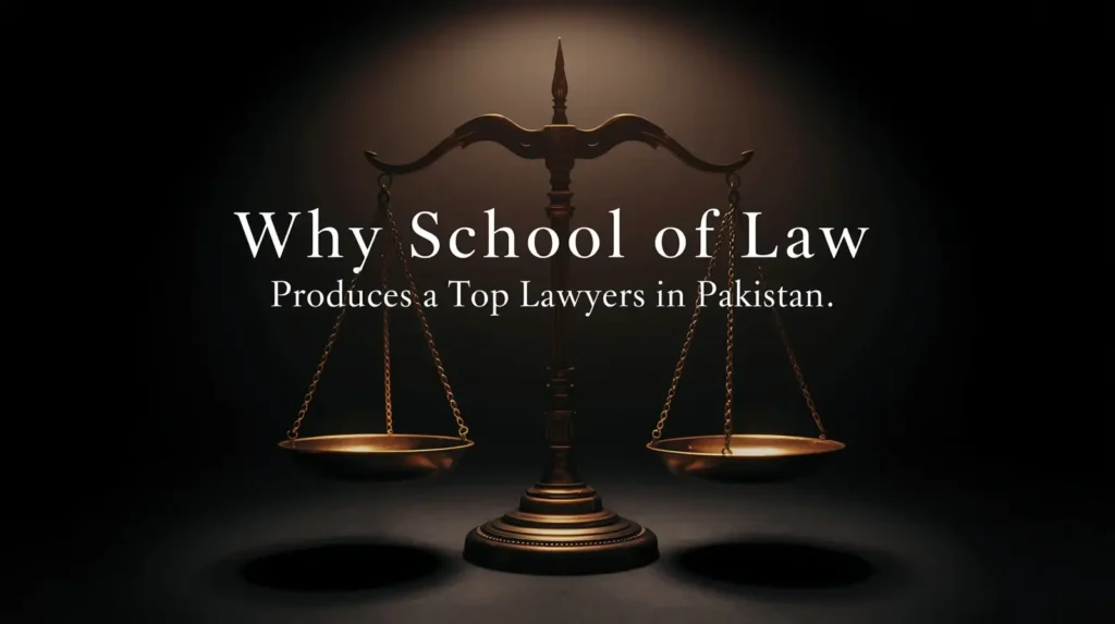 Law students practicing in moot courts and studying, showing Why School of Law Produces Top Lawyers in Pakistan.