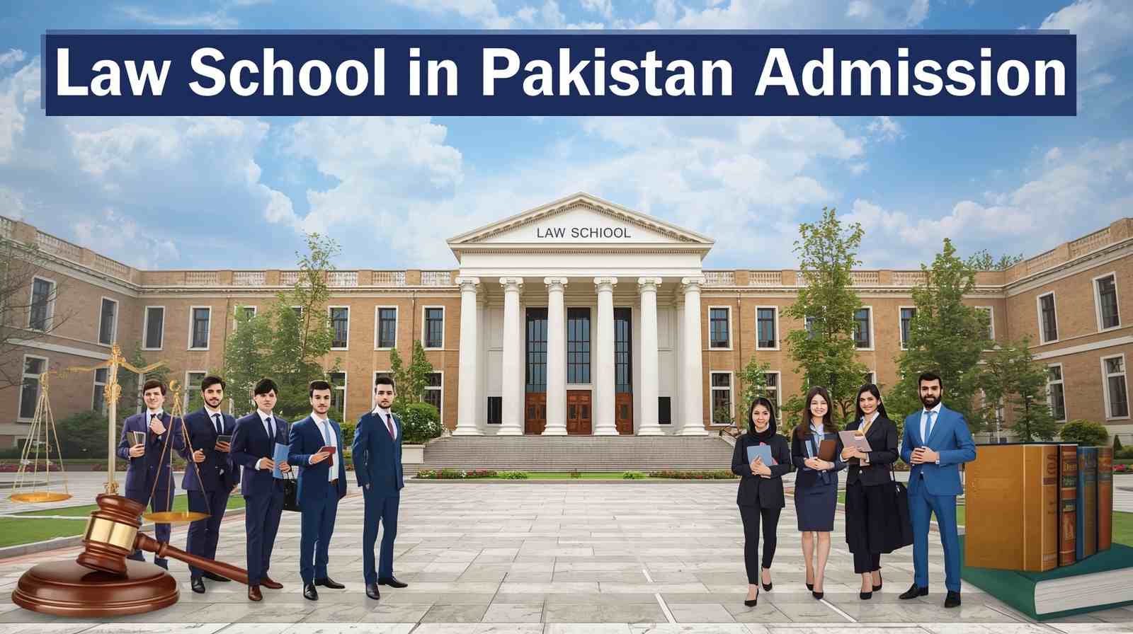 Prospective students submitting documents and learning about Law School in Pakistan Admission.